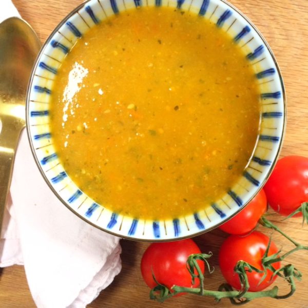 Courgette Tomato Soup Fresh Food Living